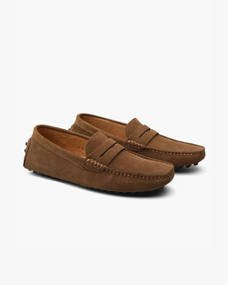 Zapatillas de Gamuza Tipo Loafers