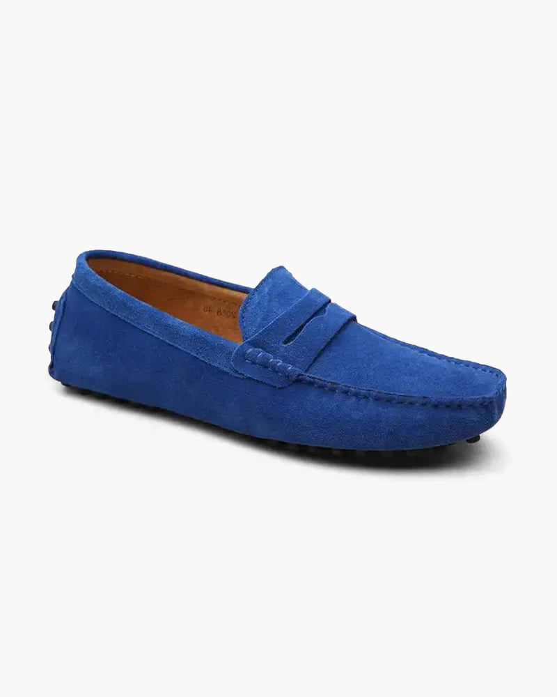 Zapatillas de Gamuza Tipo Loafers