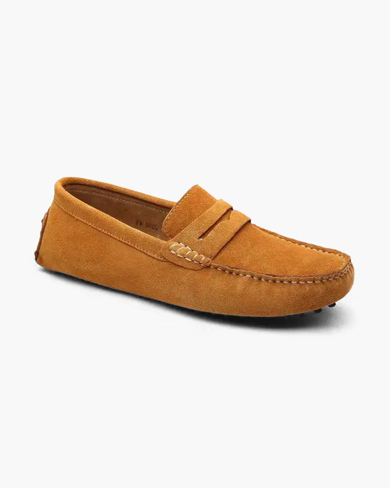 Zapatillas de Gamuza Tipo Loafers