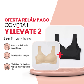 Pack 2 Sujetadores Sin Costuras Relleno Extraíble ComfortPlus